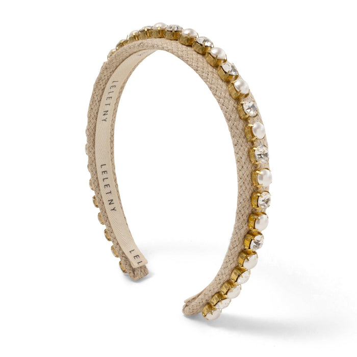 Lelet Ny Samara Pearl And Crystal Headband