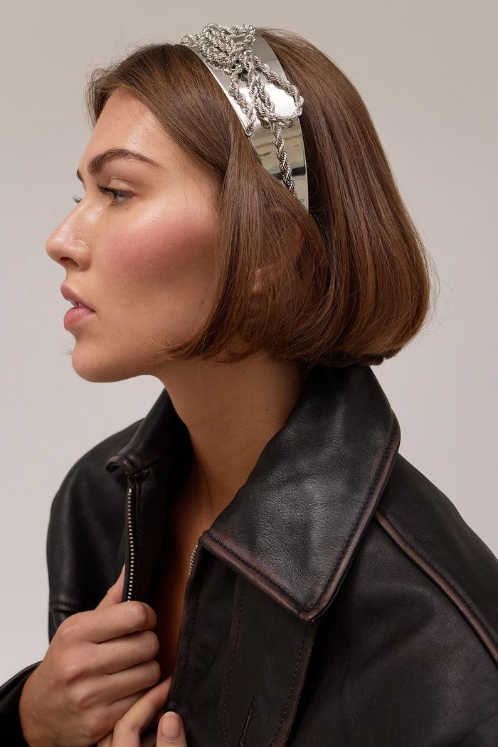 Lelet Ny Sasha Mesh Metal Wide Headband