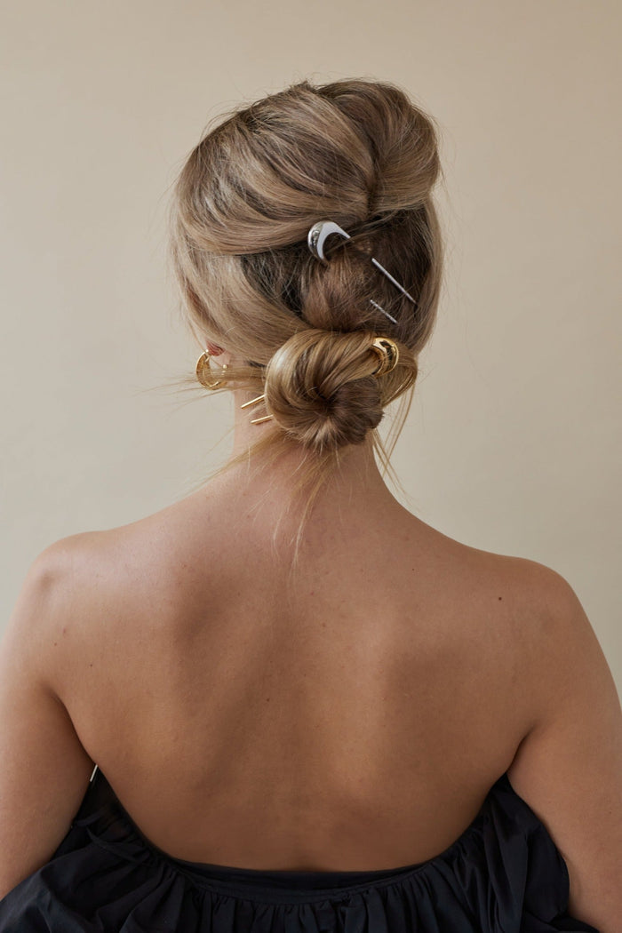 Lelet Ny Selene Glossy French Pin Rhodium