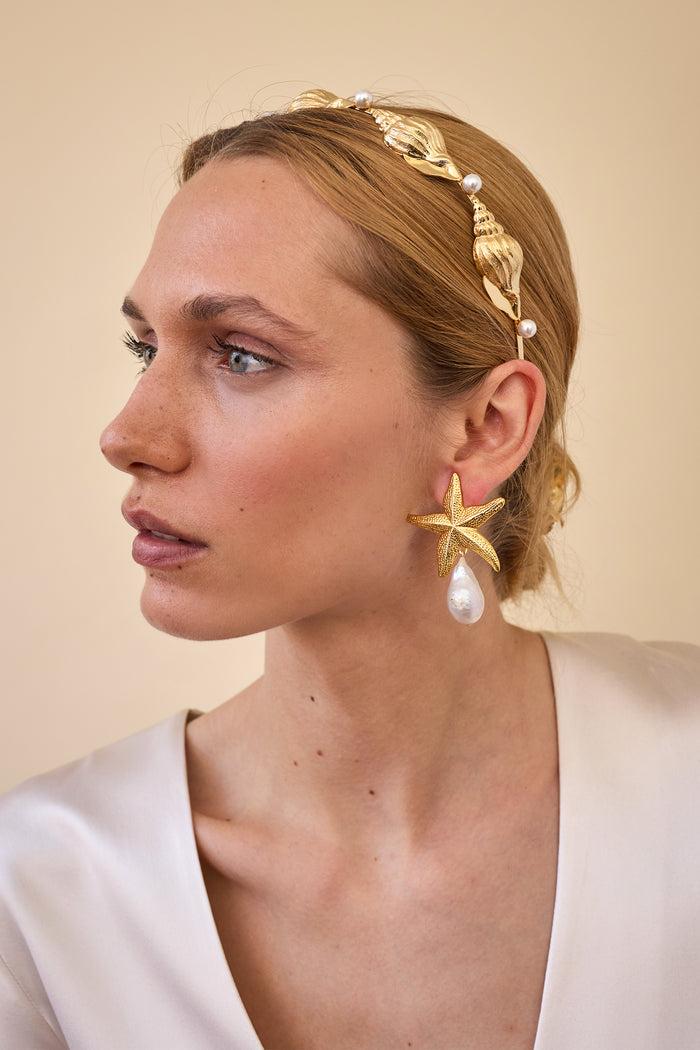 Lelet Ny Serena Freshwater Pearl Drop Earrings