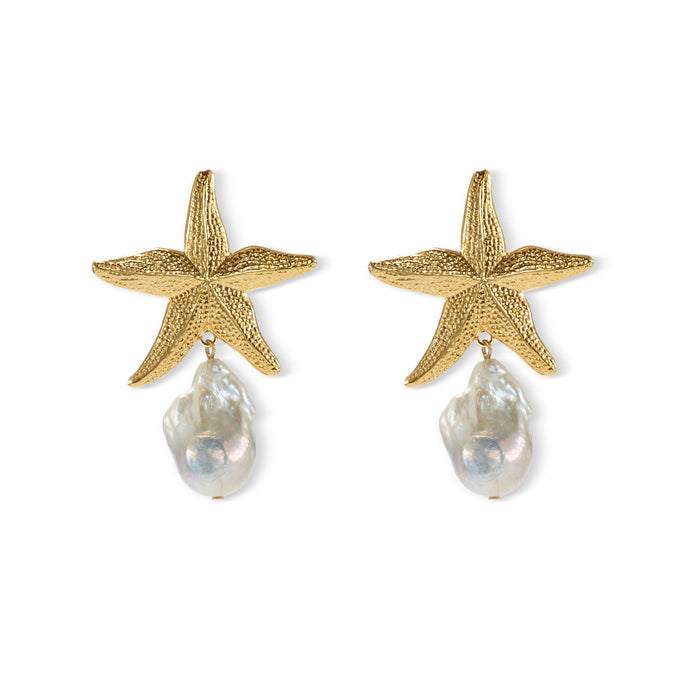 lelet ny Serena Freshwater Pearl Drop Earrings