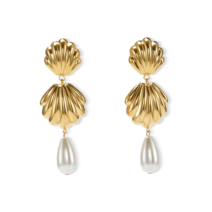 lelet ny Serena Pearl Earrings