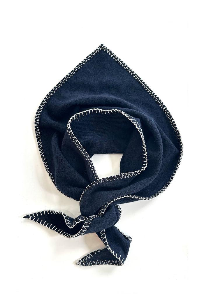 lelet ny Simone Cashmere Whipstitch Scarf Bandana