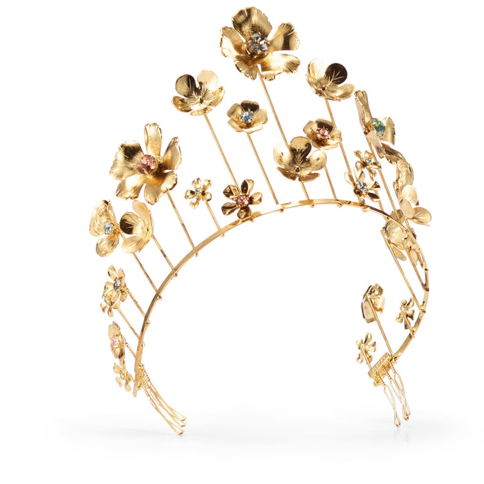 lelet ny Sydney Floral Crystal Crown
