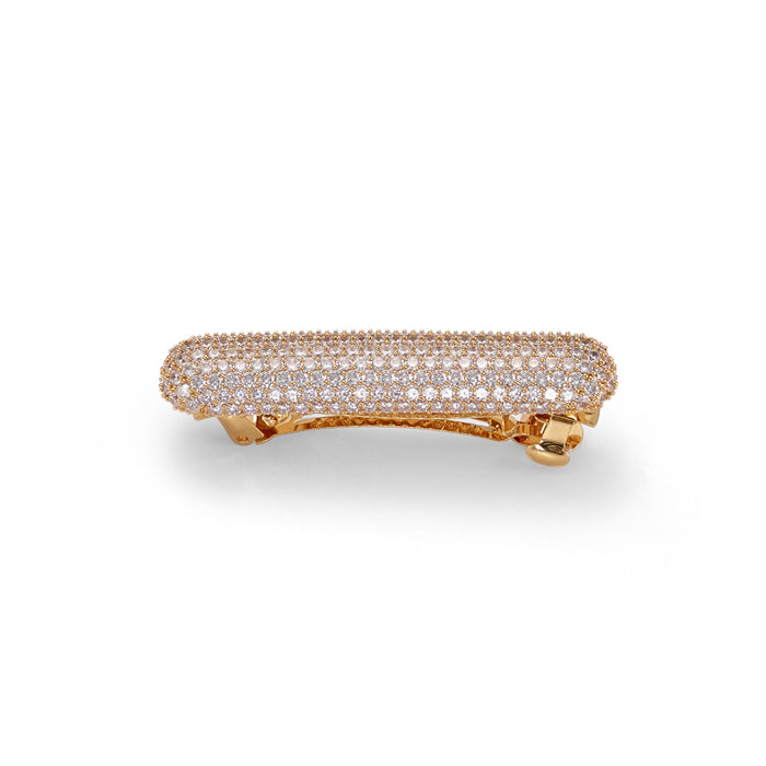 lelet ny T3 x Lelet NY Crystal Pave Bar Barrette