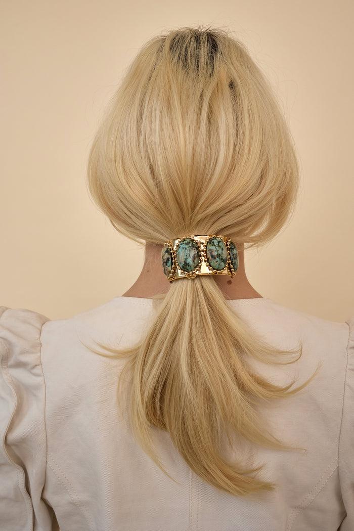 Lelet Ny Tera Ballchain Stone Wide Pony Cuff