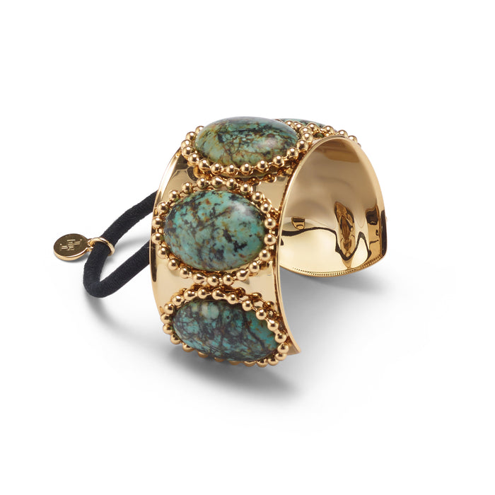 lelet ny Tera Ballchain Stone Wide Pony Cuff