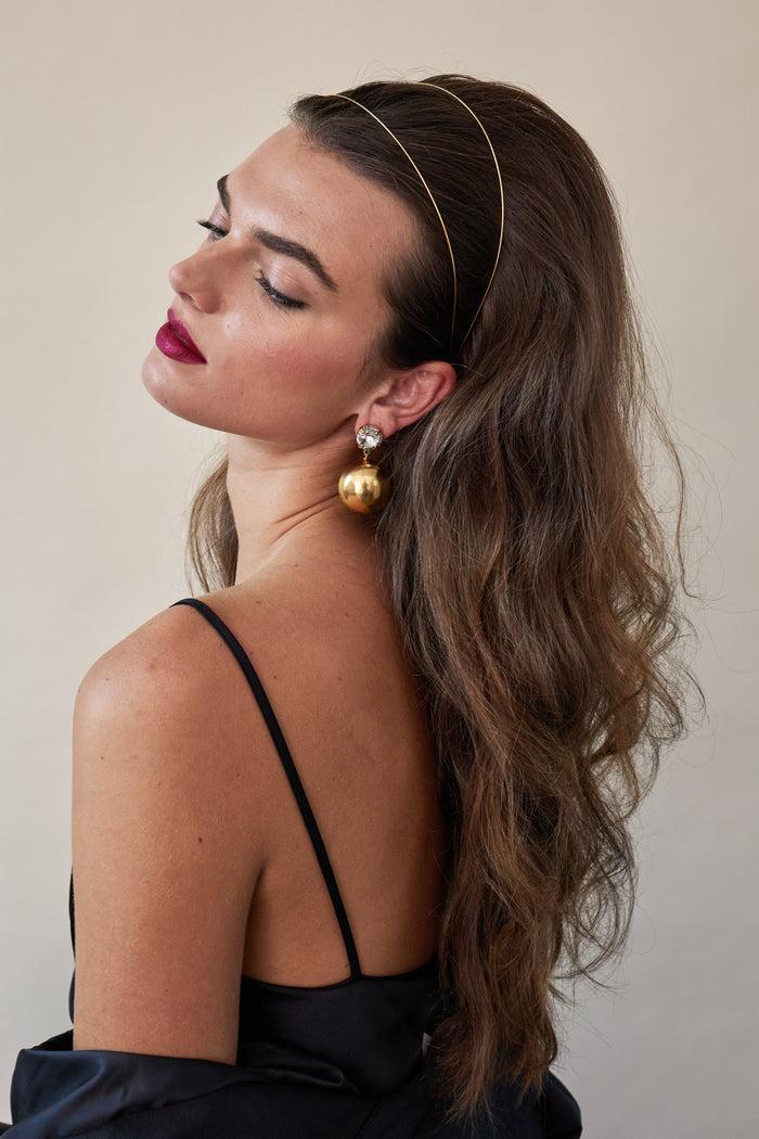 Lelet Ny Vera Glossy Headband 14K GOLD PLATE