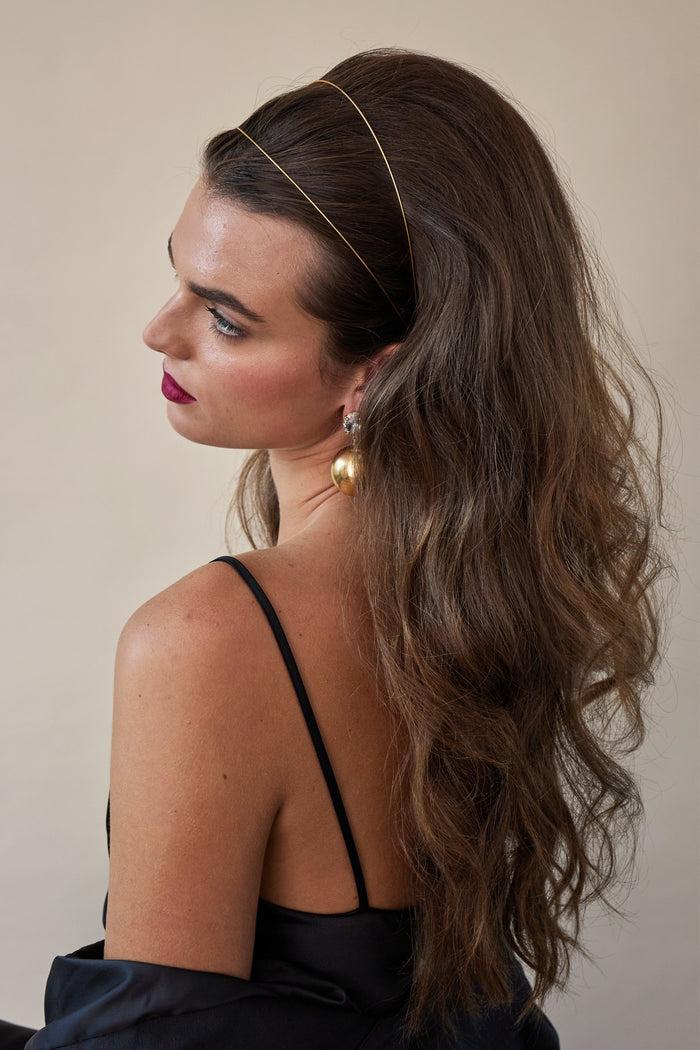 Lelet Ny Vera Glossy Headband 14K GOLD PLATE