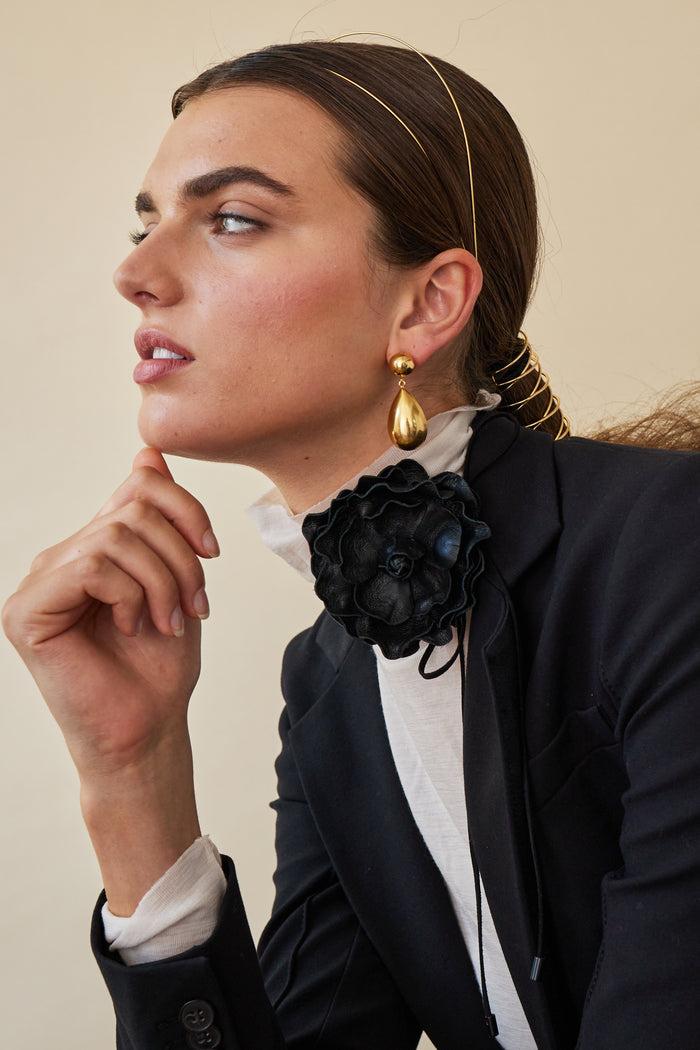 Lelet Ny Vera Glossy Headband 14K GOLD PLATE