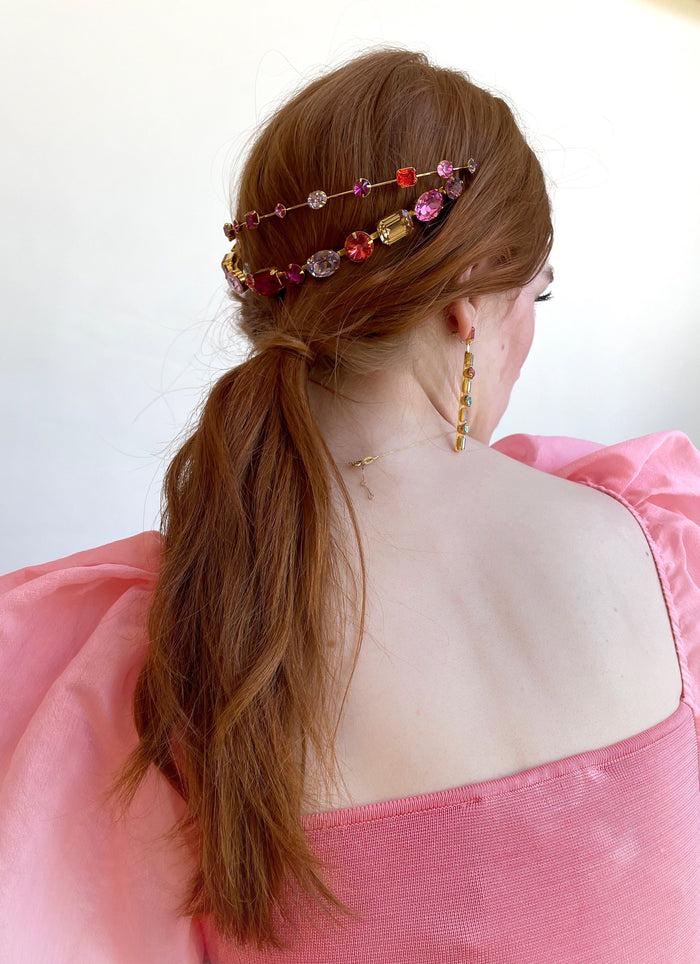 Lelet Ny Victoria Crystal Halo Fuschia