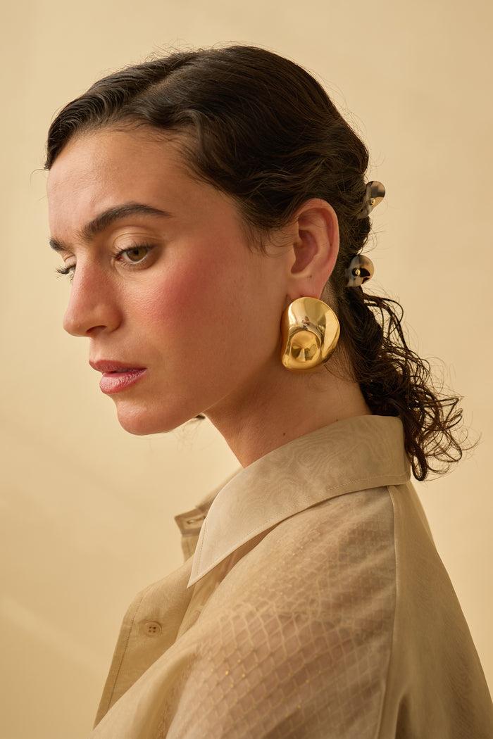 Lelet Ny Zoe Button Earrings