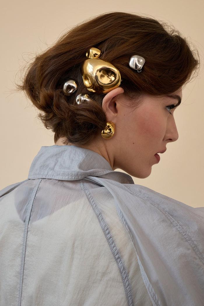 Lelet Ny Zoe Clip Set Of 3 Rhodium