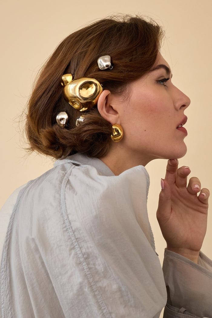 Lelet Ny Zoe Clip Set Of 3 Rhodium