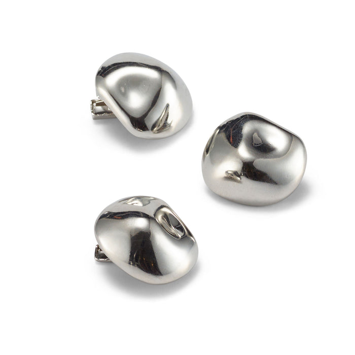 lelet ny Zoe Clip Set of 3 Rhodium