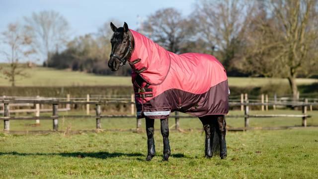 lemieux Arika Ripstop 0g Turnout Blanket Cranberry