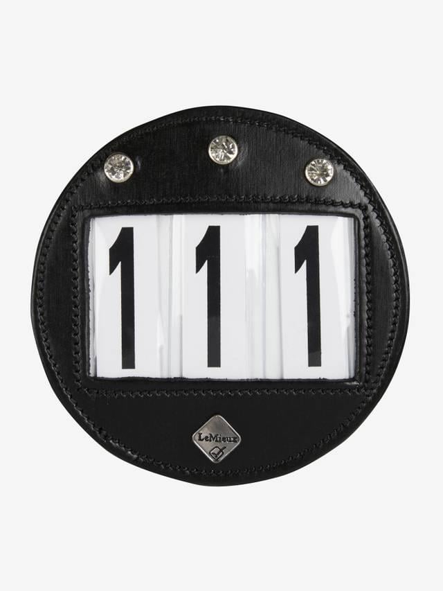 lemieux Bridle Number Holder Diamante Black
