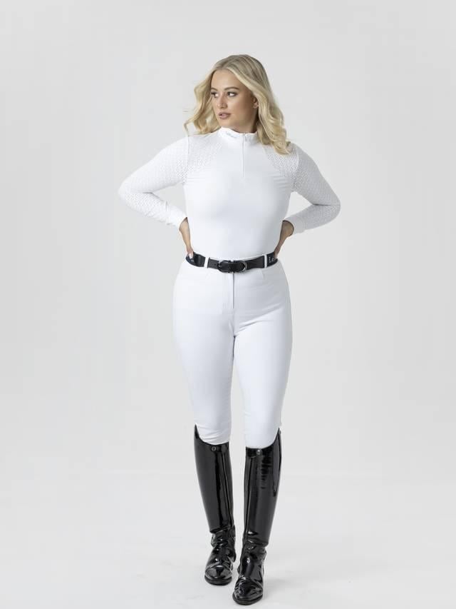 Lemieux Dynamique Full Seat Breeches White