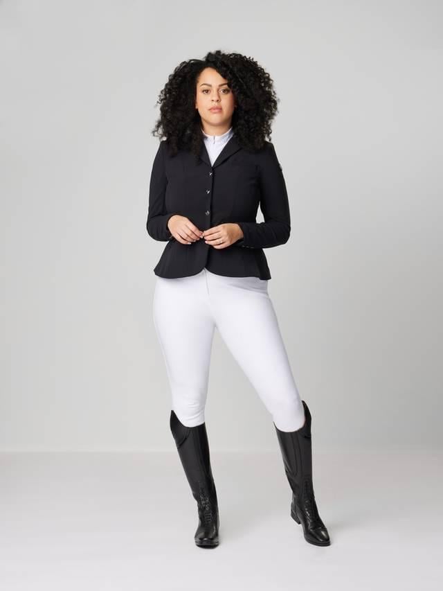 Lemieux Dynamique Knee Grip Breeches White