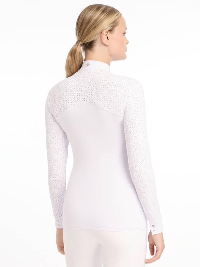 Lemieux Olivia Long Sleeve Show Shirt White