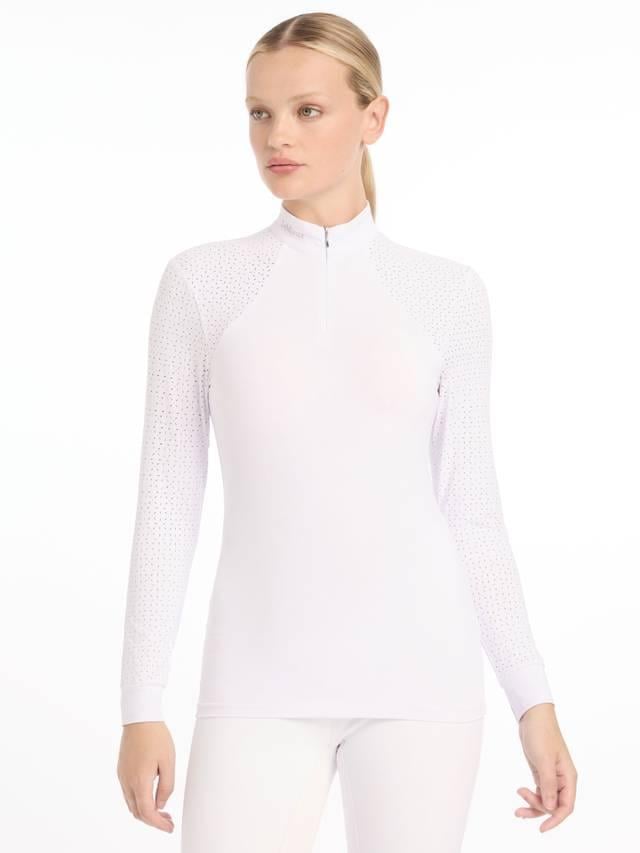 lemieux Olivia Long Sleeve Show Shirt White