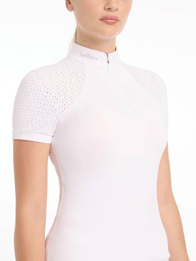 Lemieux Olivia Short Sleeve Show Shirt White