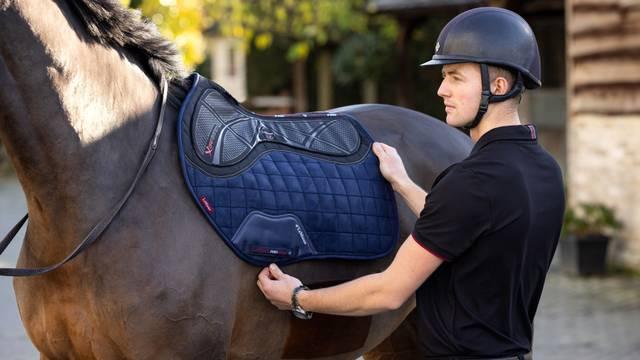 lemieux X-Grip Twin Sided Eurojump Square Navy