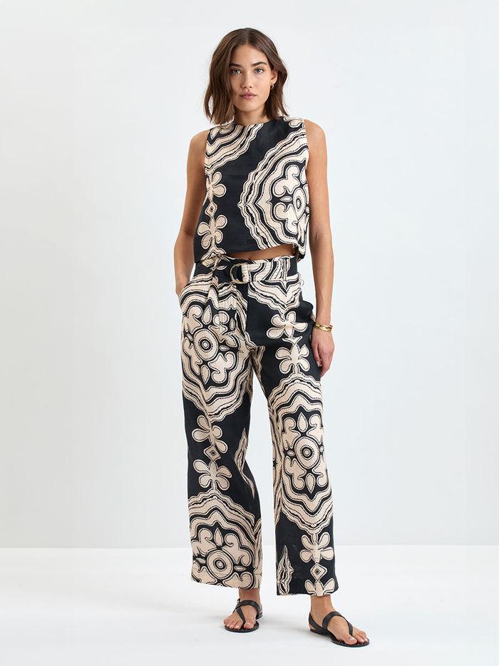 lemlem ADOWA | Shell Tank Niku Black