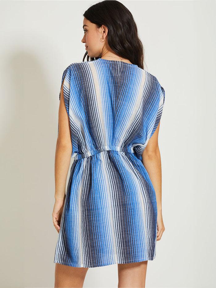 Lemlem ALEM | Plunge Dress Feven Blue