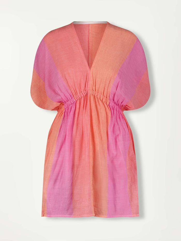 Lemlem ALEM | Plunge Dress Nefas Peach