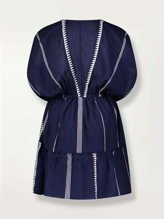 Lemlem ALEM | Plunge Dress Nunu Navy