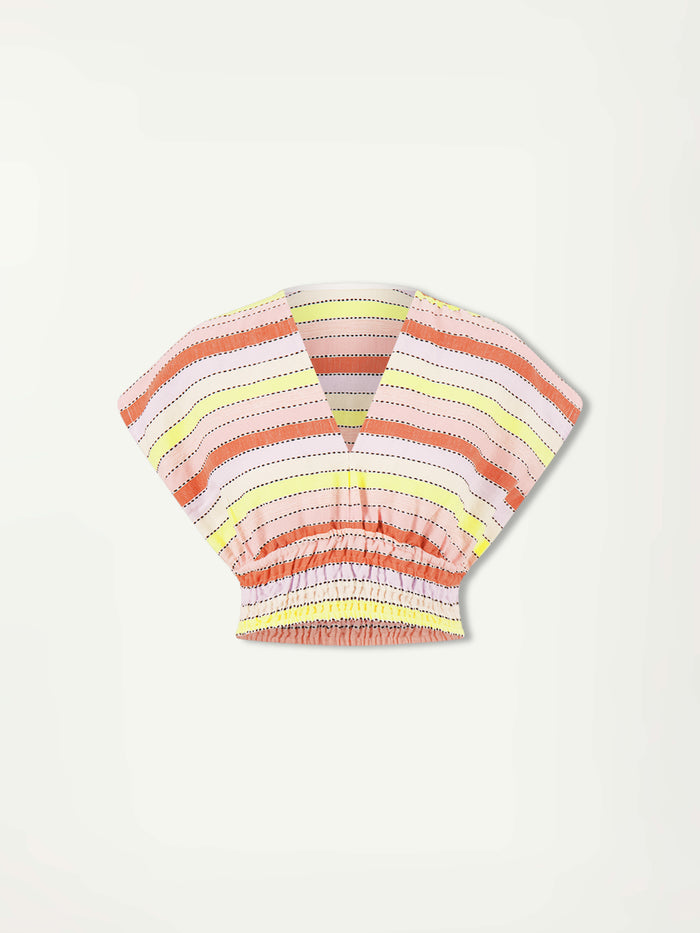 Lemlem ALIA | Plunge Top Meskel Citron