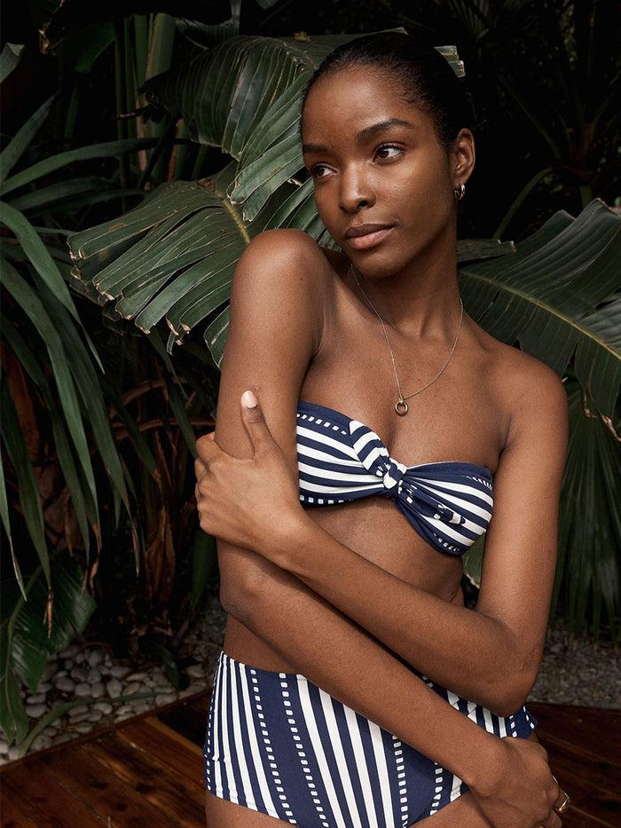 lemlem AVA | Bandeau Top Eshe Navy