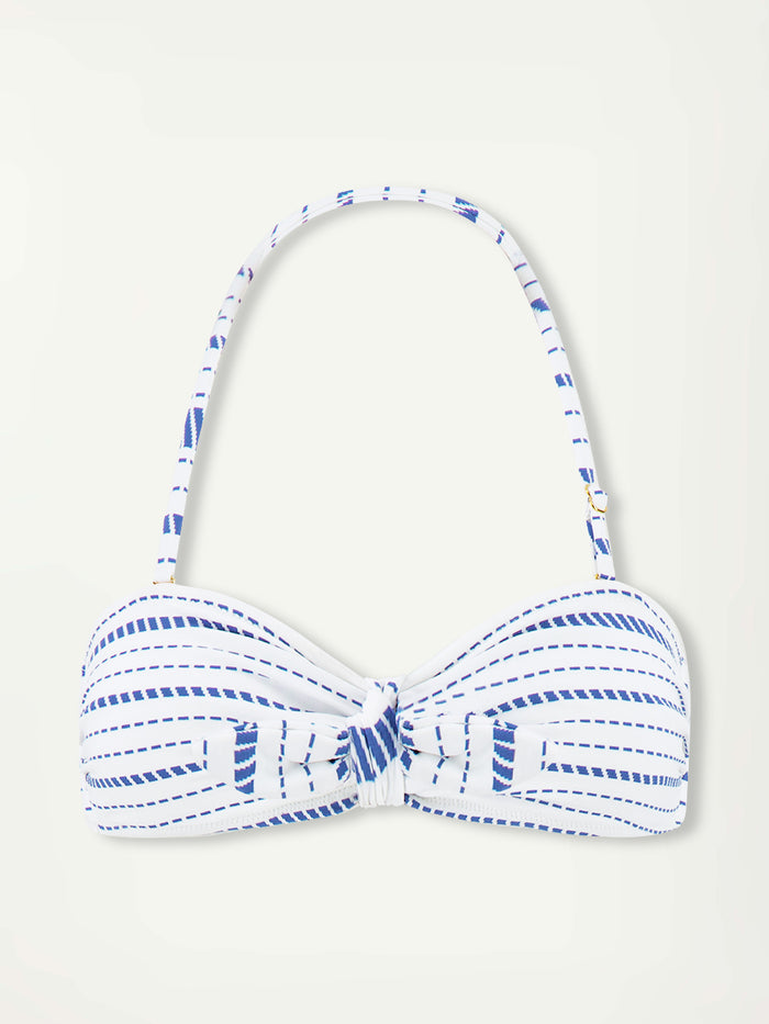 Lemlem AVA | Bandeau Top Tiki Azure