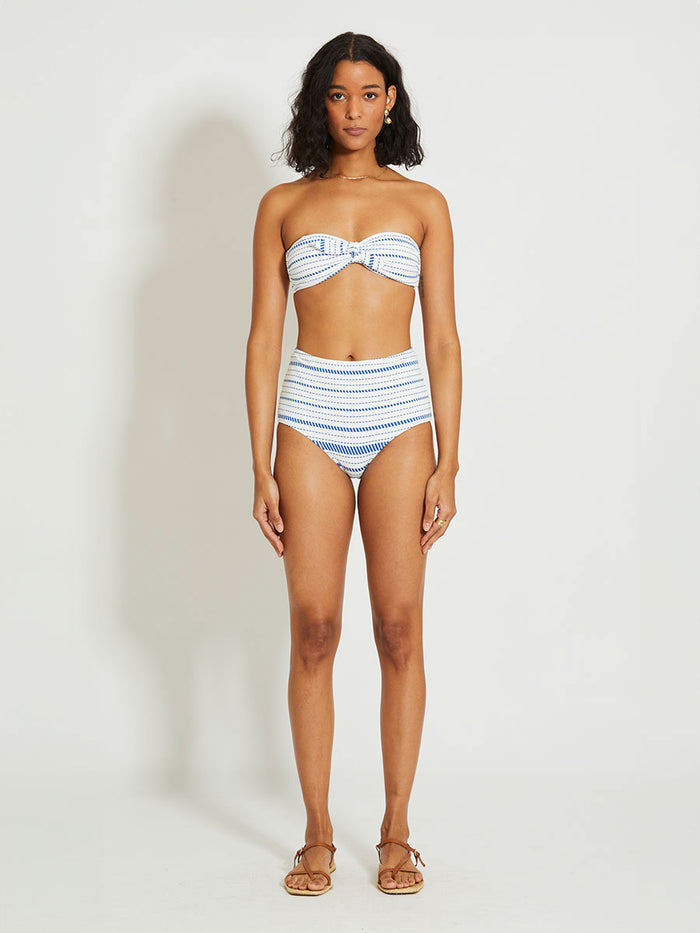 lemlem AVA | Bandeau Top Tiki Azure