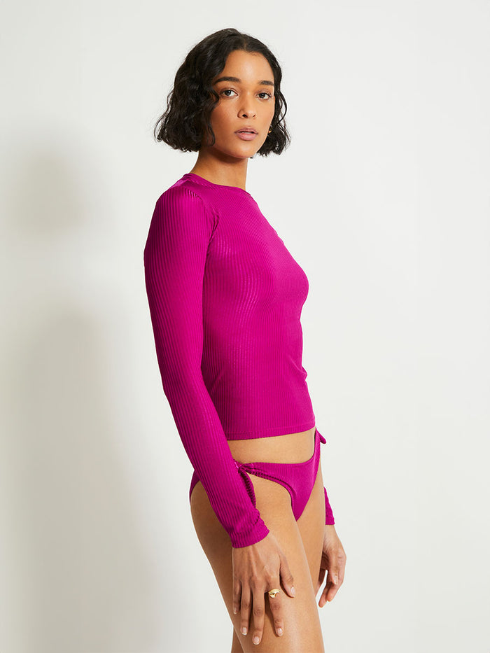 Lemlem AZEB | Rash Guard Beri Magenta