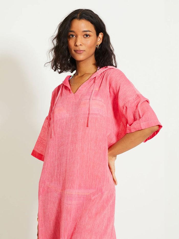 Lemlem BERITU | Hoodie Dress Nefas Fragaria