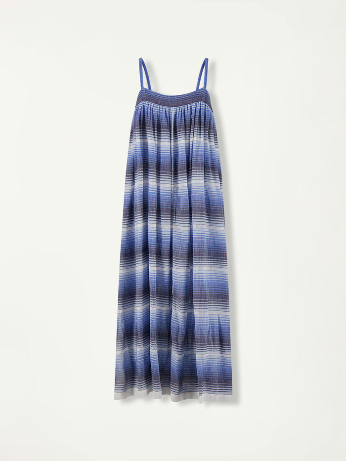 Lemlem EDA | Slip Dress Feven Blue