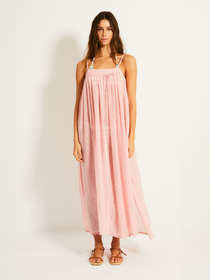 lemlem EDA | Slip Dress Nefas Rose