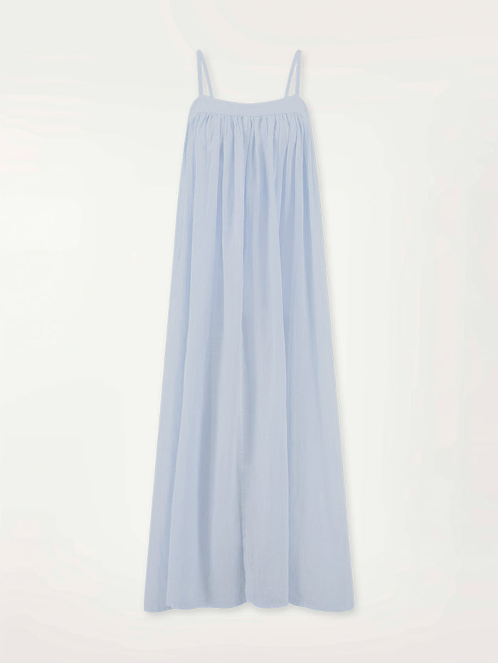 Lemlem EDA | Slip Dress Nefas Sky