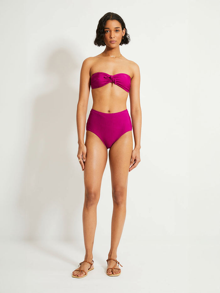 lemlem ELSI | High Waist Bottom Beri Magenta
