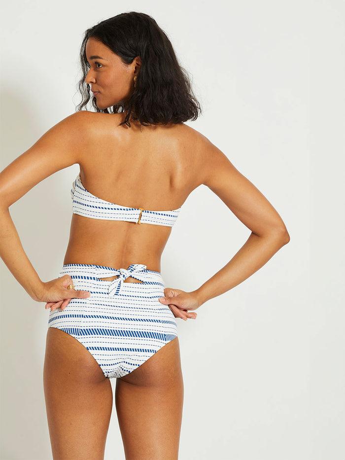 Lemlem ELSI | High Waist Bottom Tiki Azure