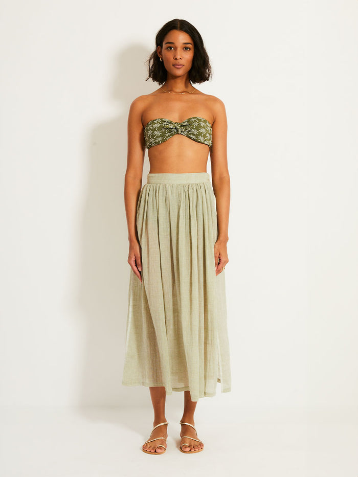 lemlem FREYE | Skirt Nefas Sage