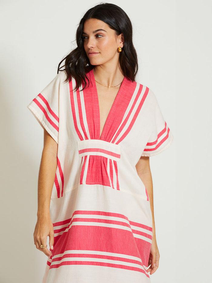 Lemlem GASIRA | V Neck Caftan Ayelu Fragaria