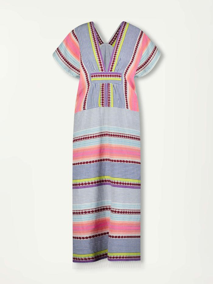 Lemlem GASIRA | V Neck Caftan Cirq Citrus