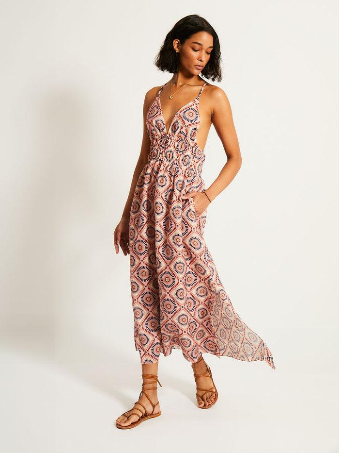 Lemlem GETE | Triangle Dress Fozia Rose