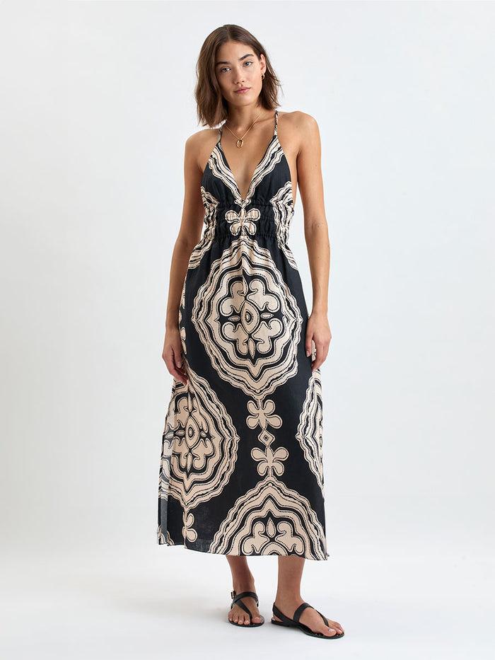 lemlem GETE | Triangle Dress Niku Black