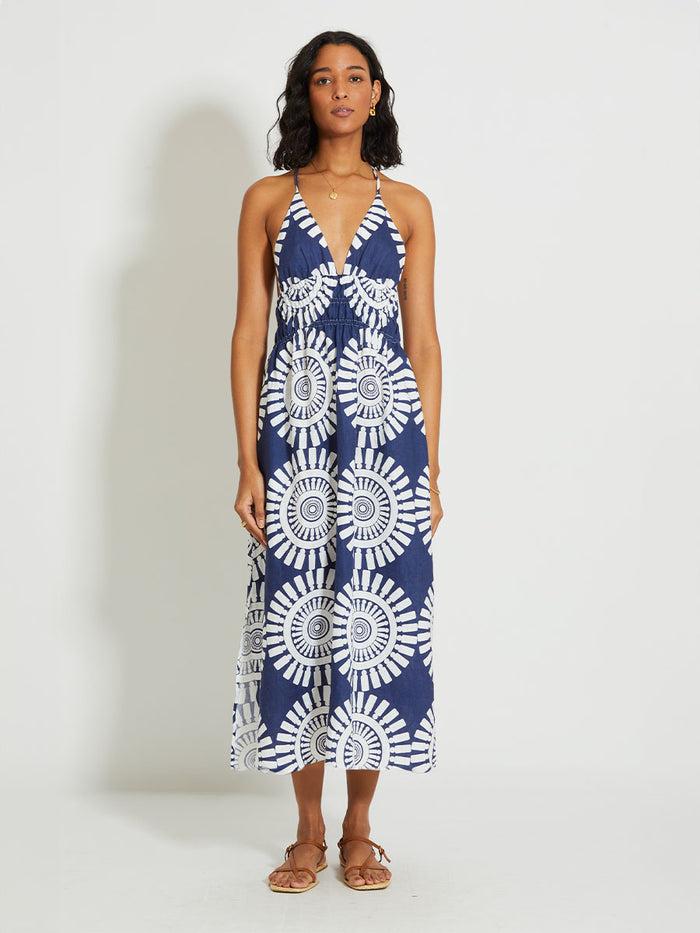 lemlem GETE | Triangle Dress Zeina Navy