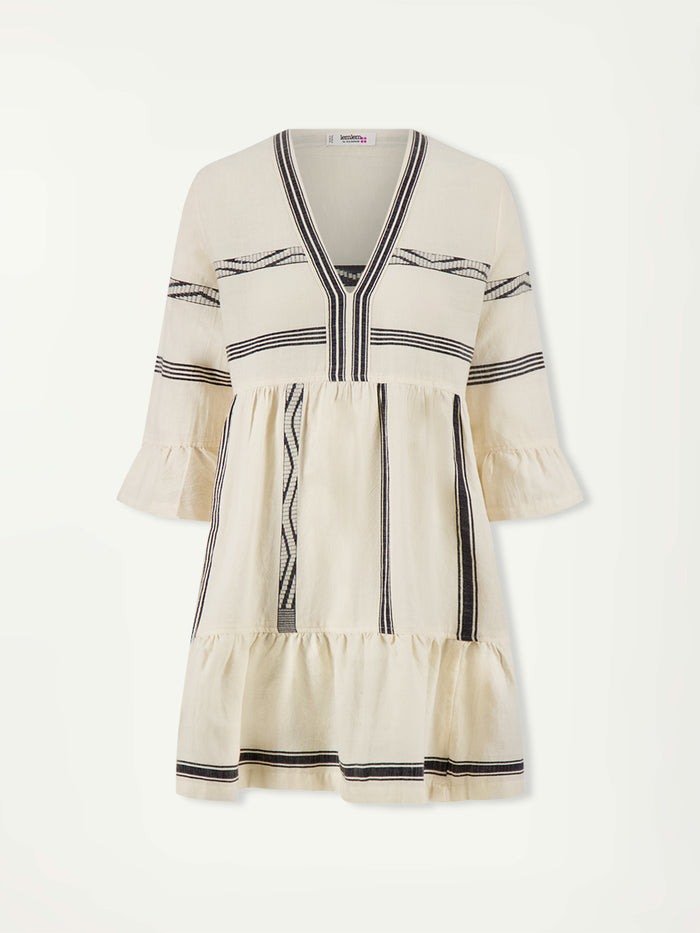 Lemlem HANNA | Flutter Dress Besela Vanilla