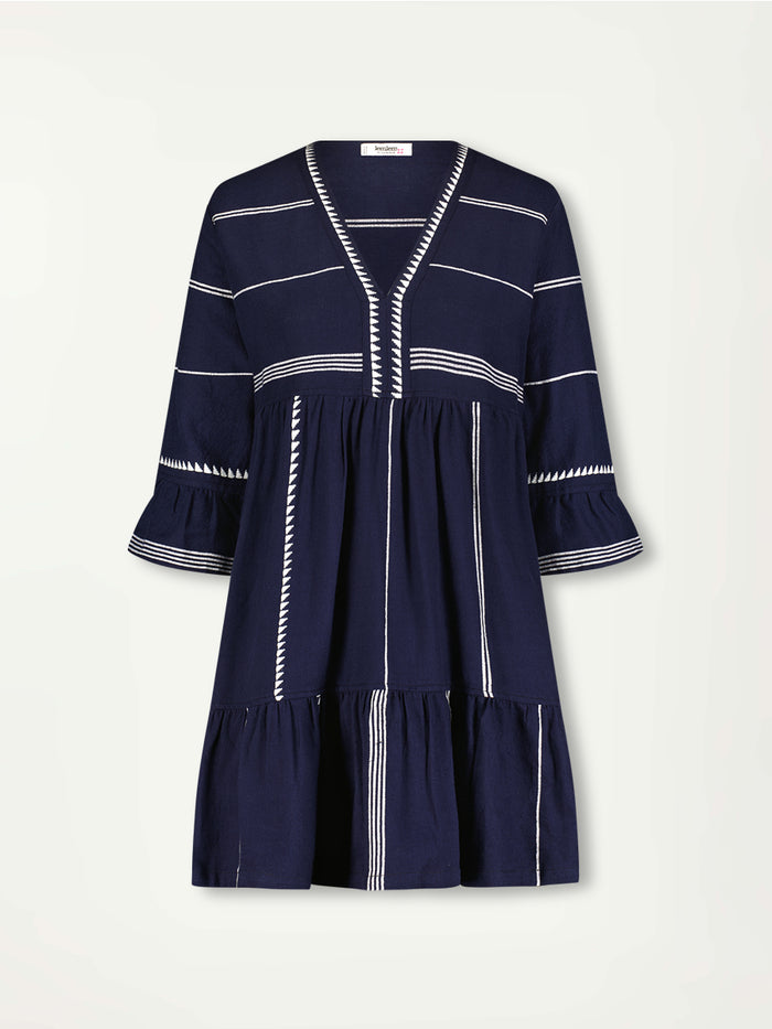 Lemlem HANNA | Flutter Dress Nunu Navy